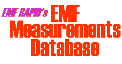 EMF Measurements Database, an EMF RAPID Program Engineering Project